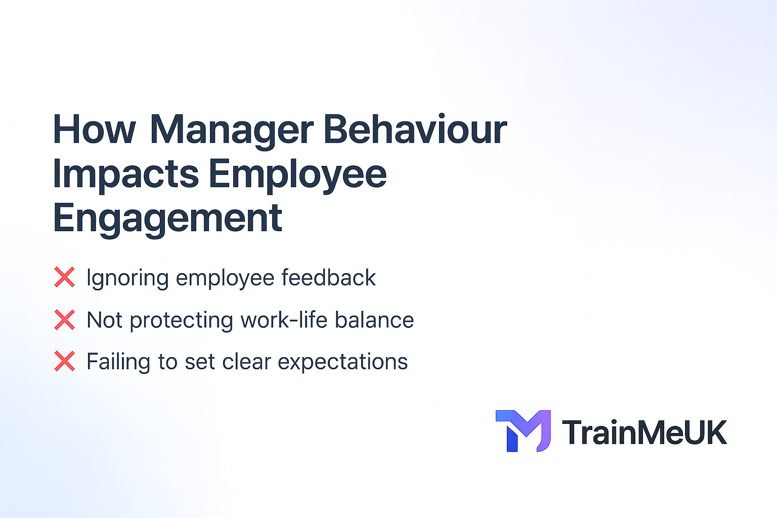 How manager behaviour impacts employee engagement in UK SMBs