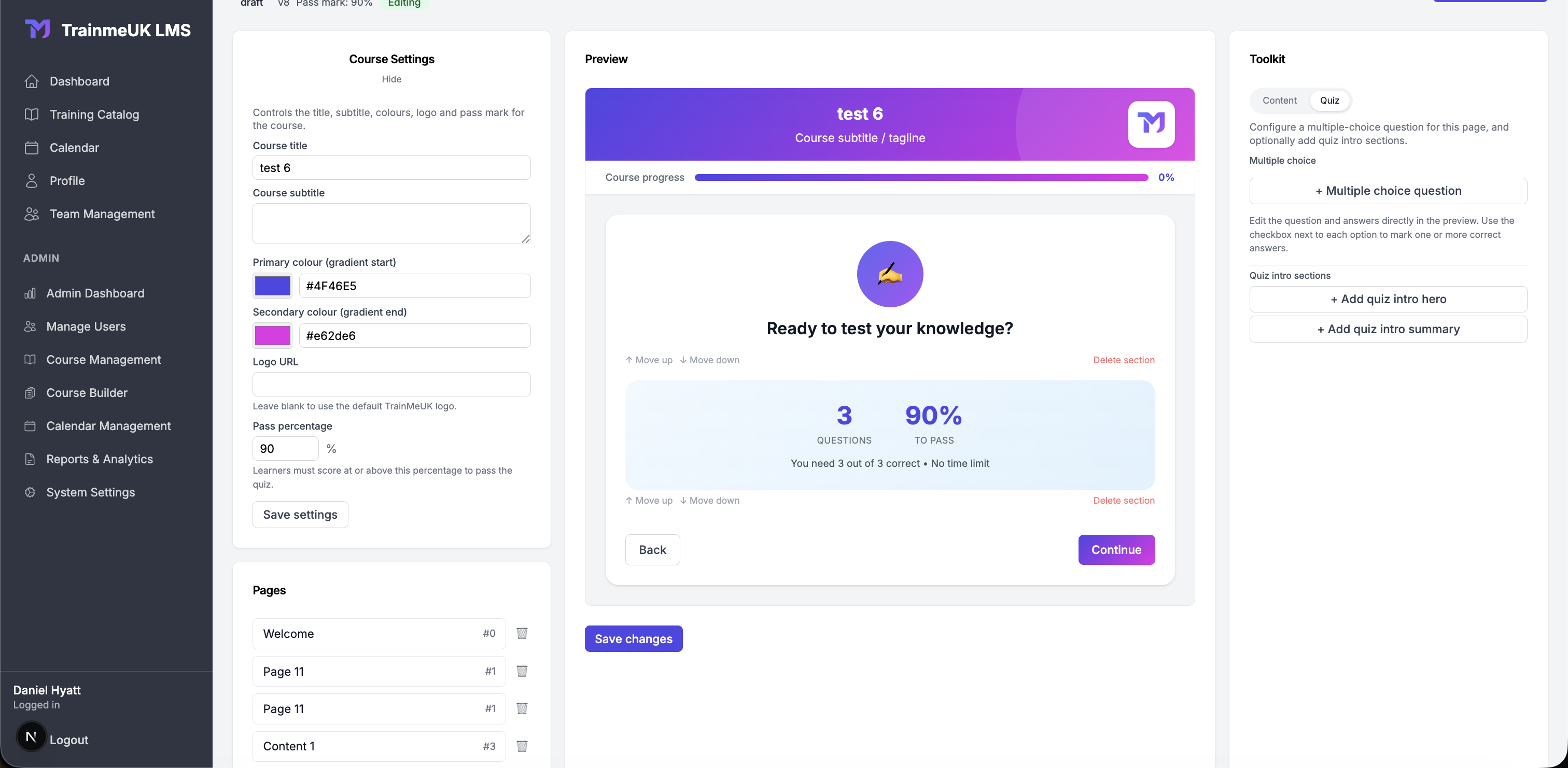 Course Builder Toolkit